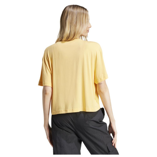 Adidas Γυναικεία κοντομάνικη μπλούζα City Escape Loose Crop Tee